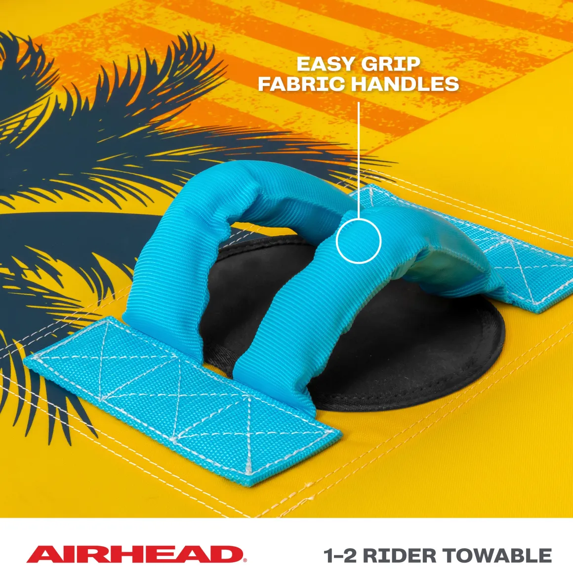 Club Palm | 1-2 Rider Towable Tube for Boating
