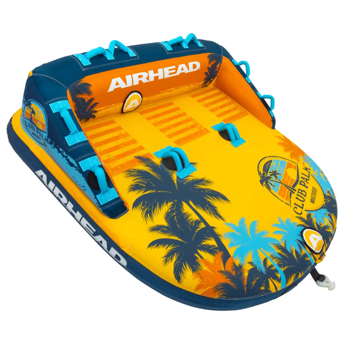 Club Palm 3 | 1-3 Rider Towable Tube for Boating