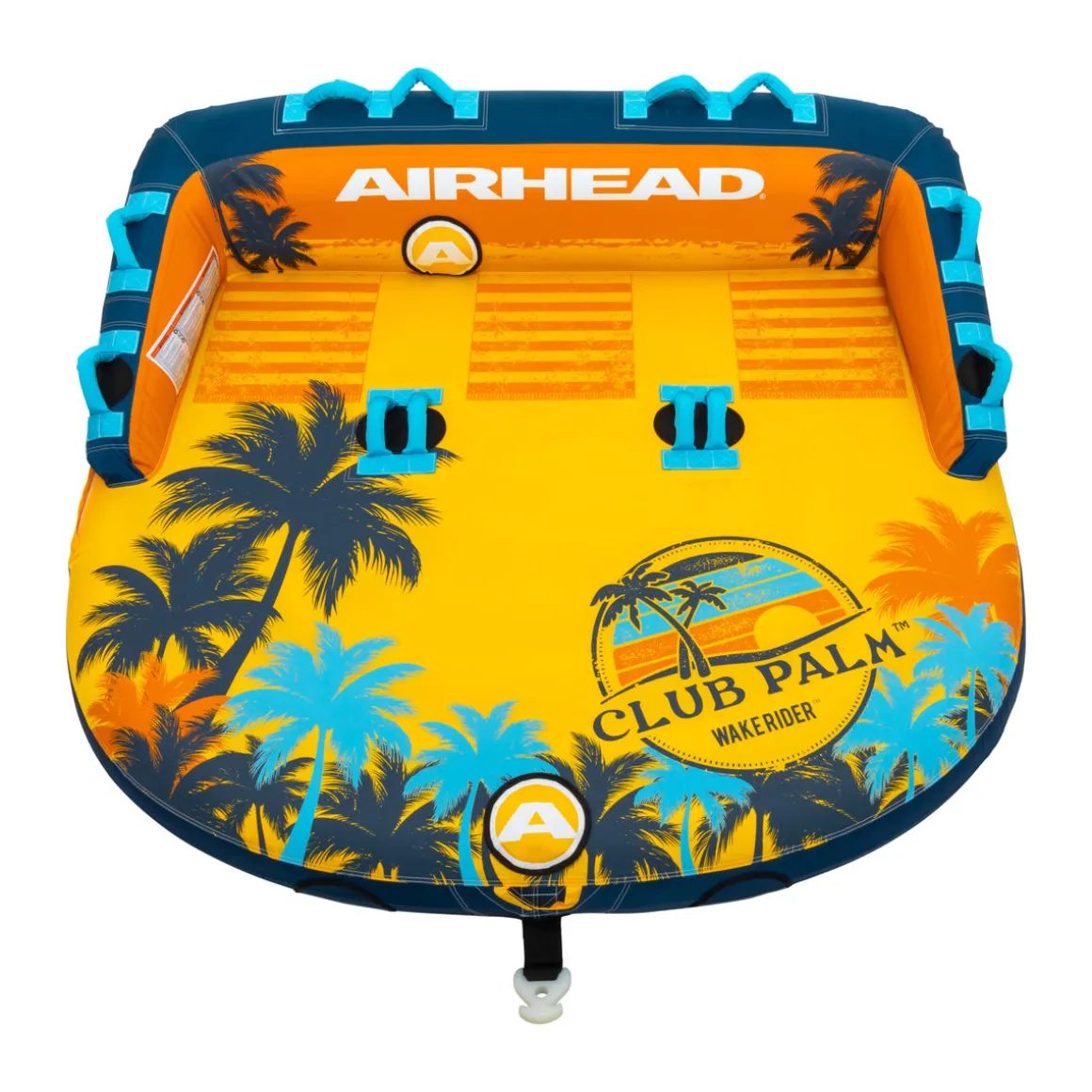 Club Palm 3 | 1-3 Rider Towable Tube for Boating