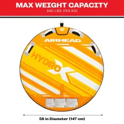 Hydro-X 2 | 1-2 Rider Towable Tube for Boating *Walmart Exclusive*