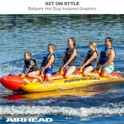 Jumbo Dog | 1-5 Rider Towable Tube for Boating