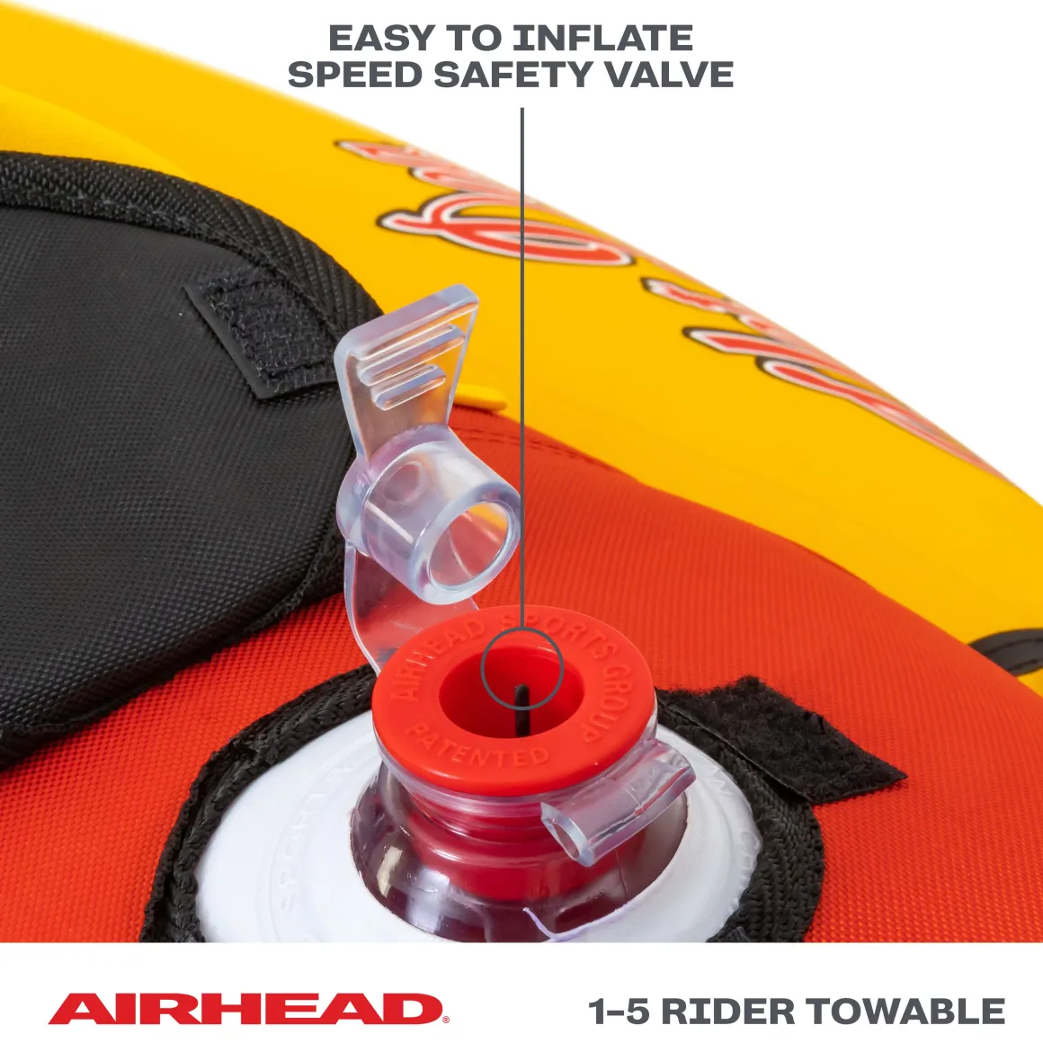 Jumbo Dog | 1-5 Rider Towable Tube for Boating