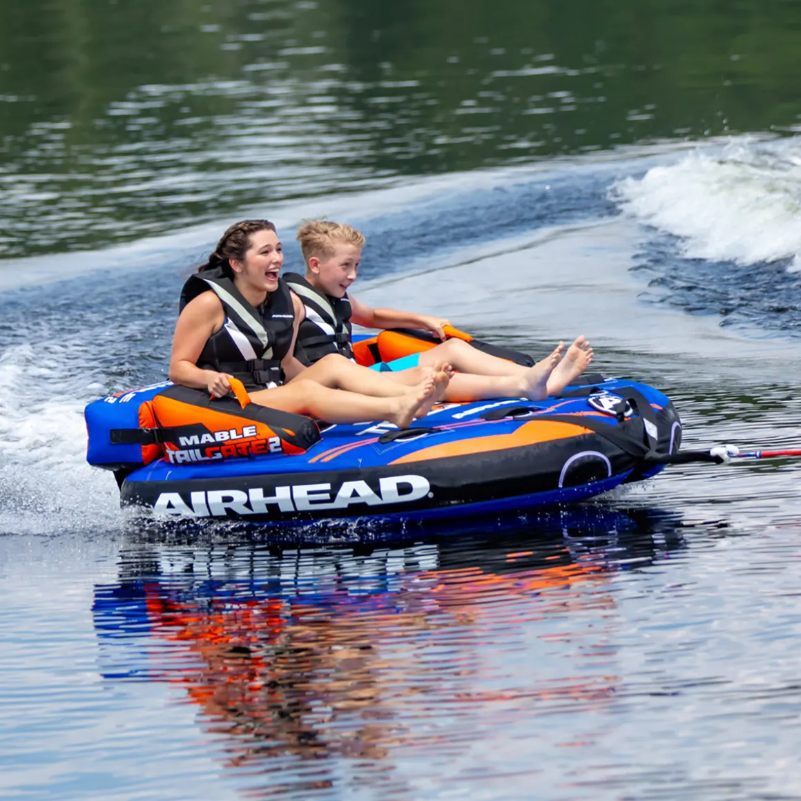 Mable® Tailgate 2 | 1-2 Rider Towable Tube for Boating