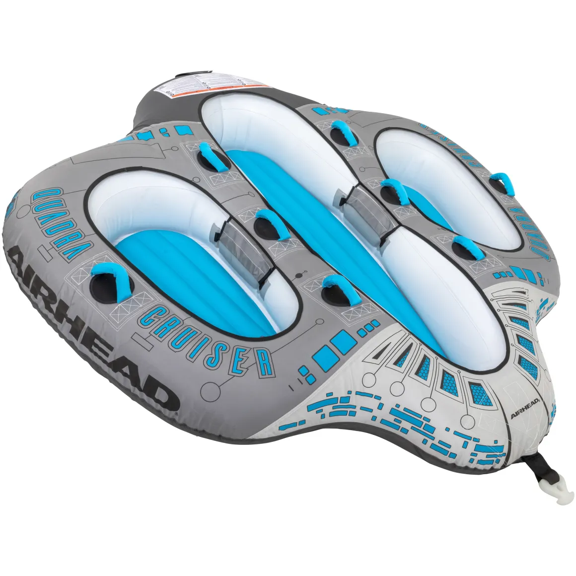 Quadra Cruiser | 1-4 Rider Towable Tube for Boating