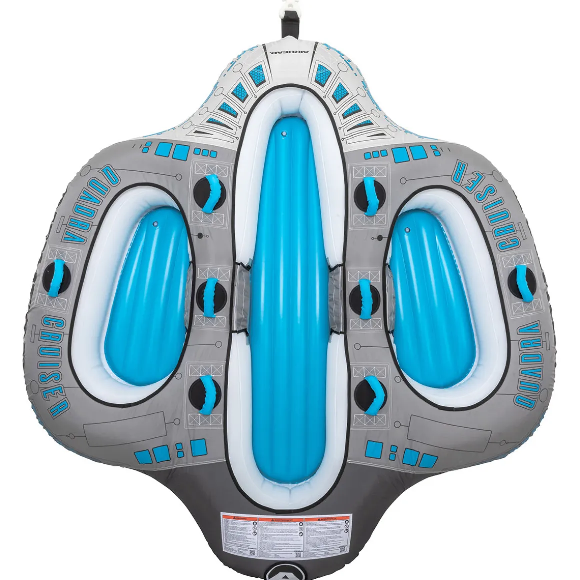 Quadra Cruiser | 1-4 Rider Towable Tube for Boating
