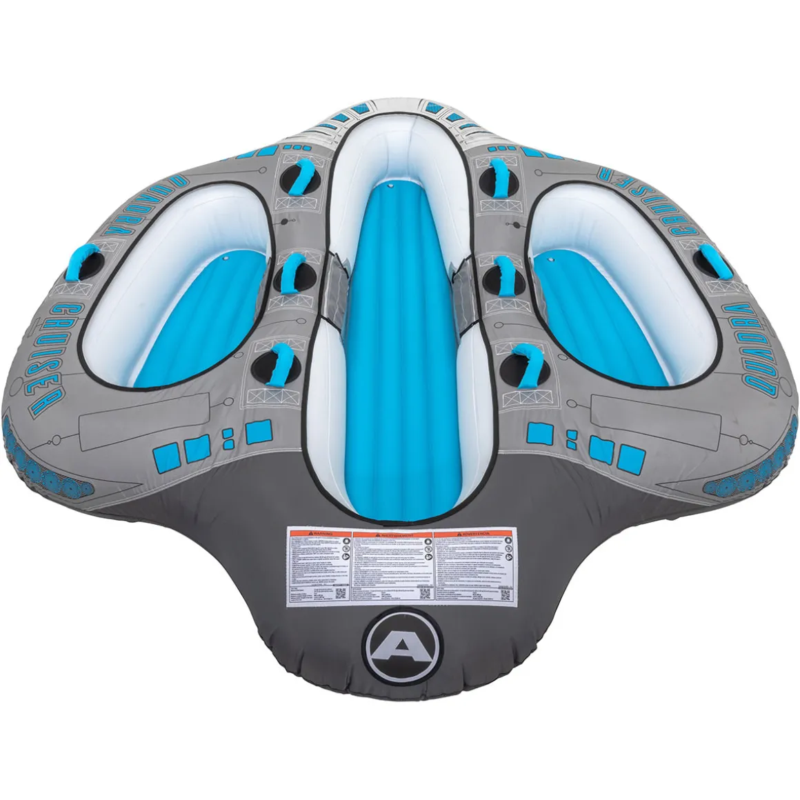 Quadra Cruiser | 1-4 Rider Towable Tube for Boating