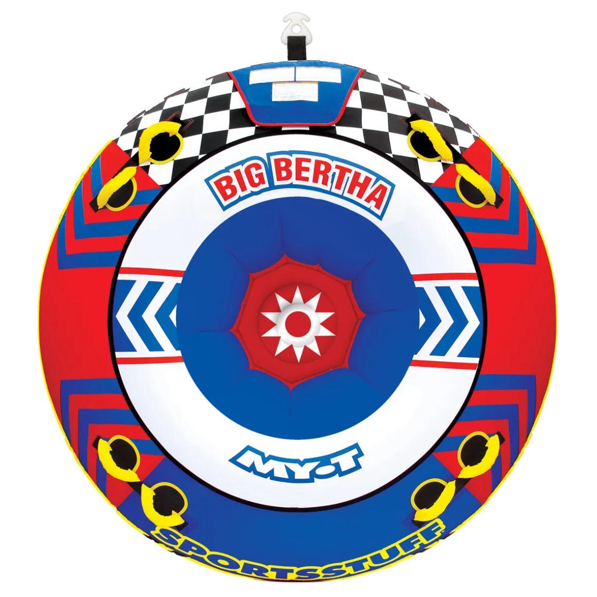 SportsStuff Big Bertha | 4 Rider Towable Tube for Boating