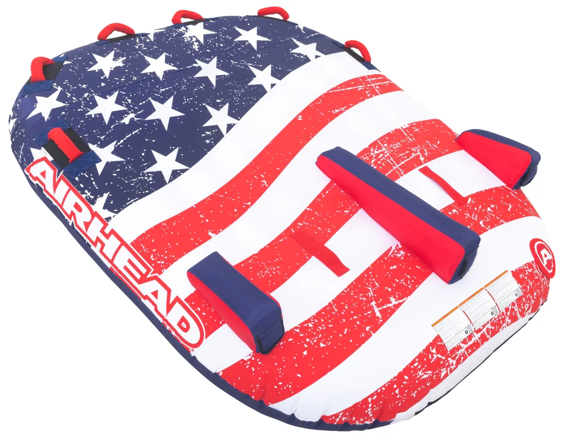 Stars & Stripes 2 | 1-2 Rider Towable Tube for Boating